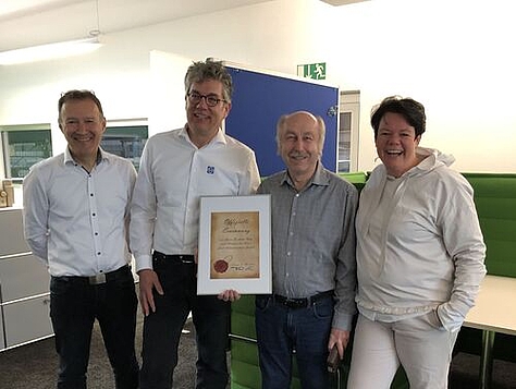 LockDrives 175 Years of Lock Celebration Open Day Company management with certificate